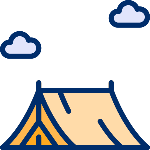 tenda da campeggio Berkahicon Lineal Color icona