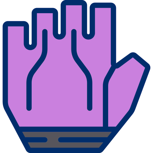 handschoen Berkahicon Lineal Color icoon