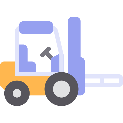 Forklift Berkahicon Flat icon