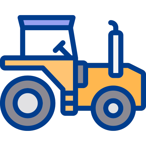 Трактор Berkahicon Lineal Color иконка
