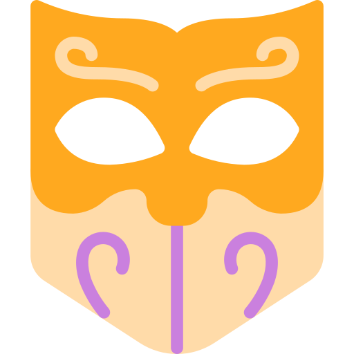 Máscara de carnaval Berkahicon Flat icono