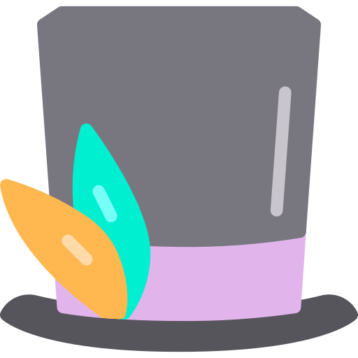 Top hat Berkahicon Flat icon