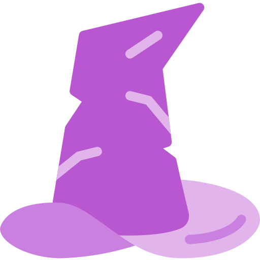 마녀 모자 Berkahicon Flat icon