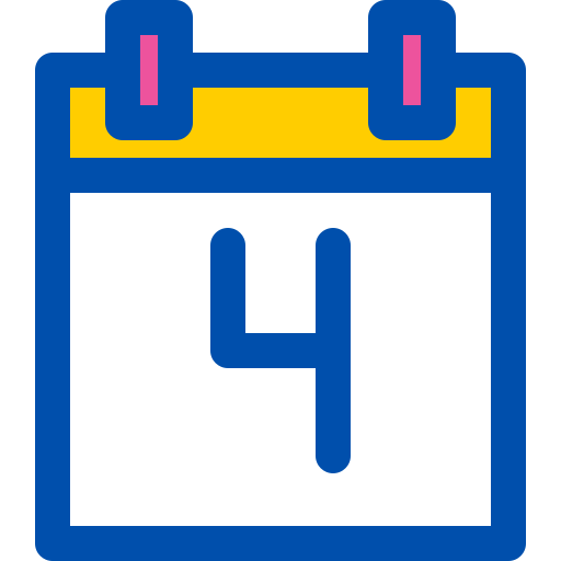 Calendario Berkahicon Lineal Color icono