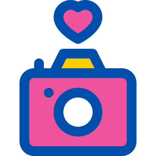 Cámara de fotos Berkahicon Lineal Color icono