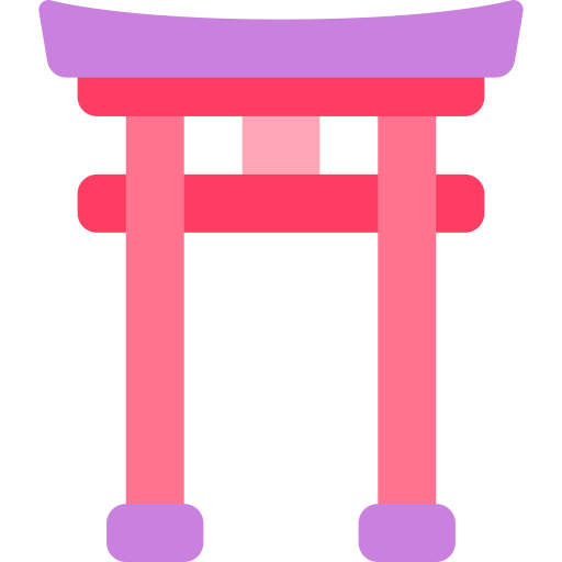 torii-poort Berkahicon Flat icoon