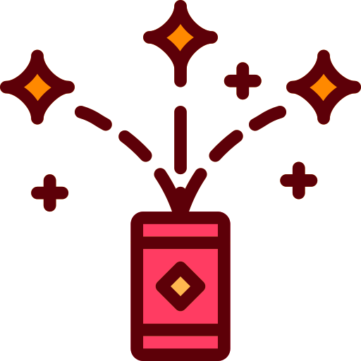 Firecracker Berkahicon Lineal Color icon