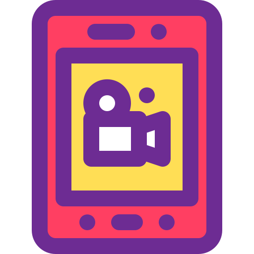 smartfon Berkahicon Lineal Color ikona