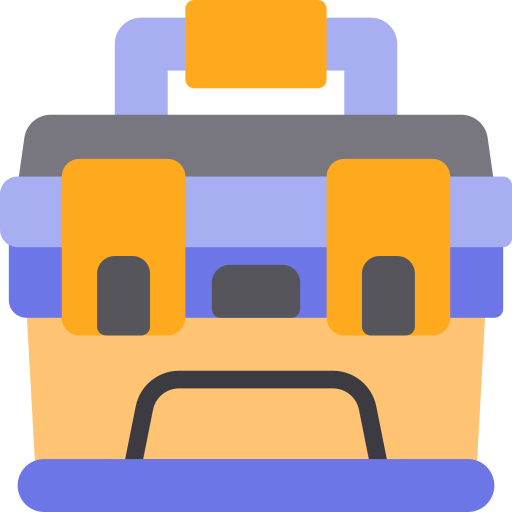 Caja de herramientas Berkahicon Flat icono