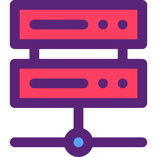 Server Berkahicon Lineal Color icon
