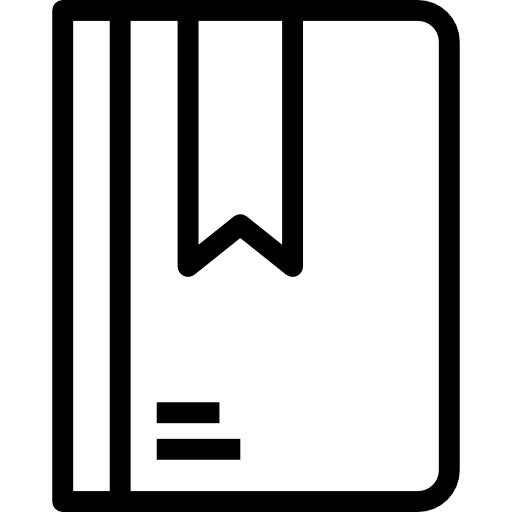 ノート Detailed Straight Lineal icon