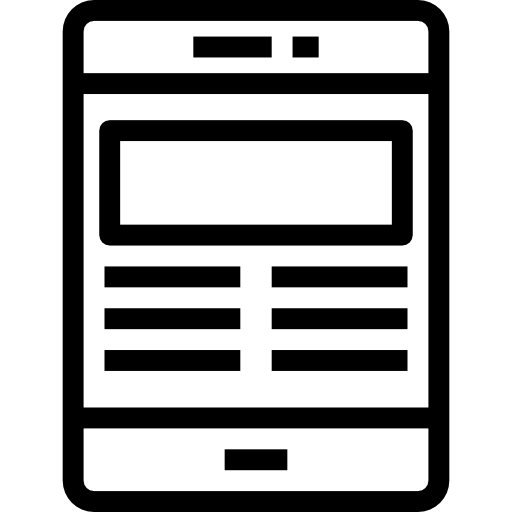 Tablet Detailed Straight Lineal icon