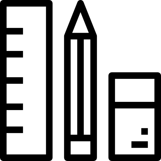 Pencil box Detailed Straight Lineal icon