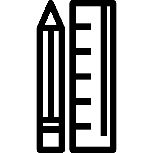 鉛筆 Detailed Straight Lineal icon