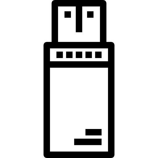 usb stick Detailed Straight Lineal icon