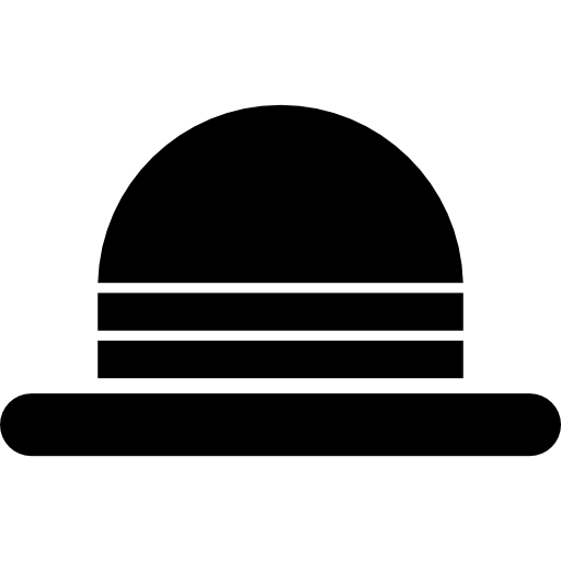 sombrero Basic Rounded Filled icono