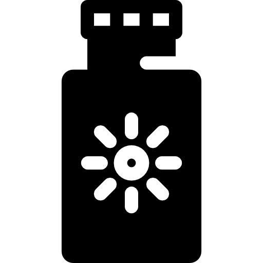 protezione solare Basic Rounded Filled icona