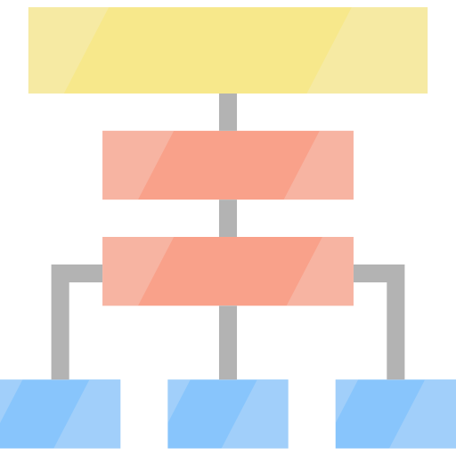 Hierarchical structure Special Flat icon