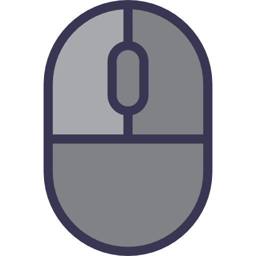 Mouse Others Light Flat border icon