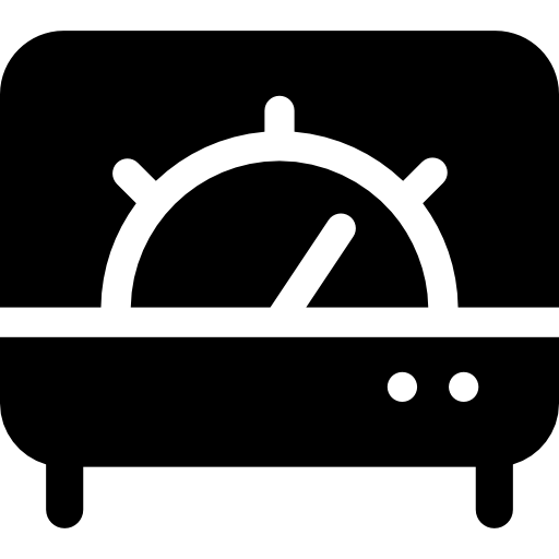 Speedometer Curved Fill icon