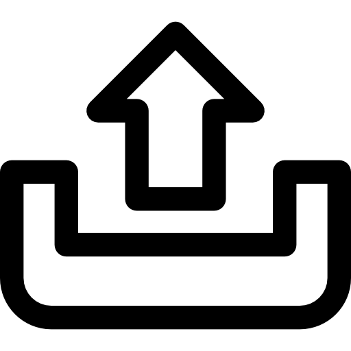 アップロード Basic Rounded Lineal icon