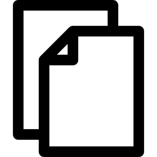 Documents Basic Rounded Lineal icon