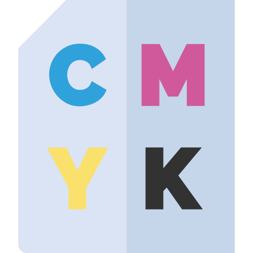 cmyk Basic Straight Flat иконка
