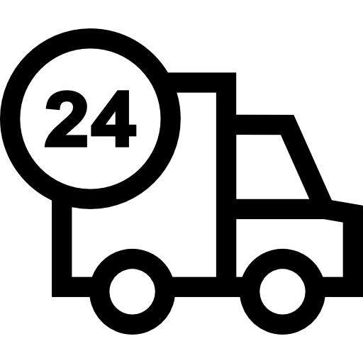 caminhão de entrega Basic Straight Lineal Ícone