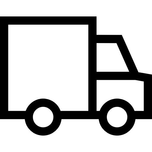 caminhão de entrega Basic Straight Lineal Ícone