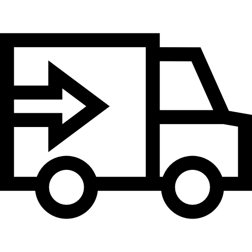 vrachtwagen Basic Straight Lineal icoon