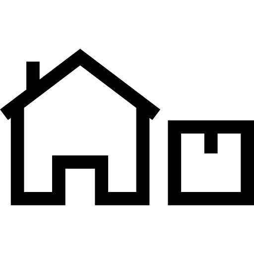 家 Basic Straight Lineal icon