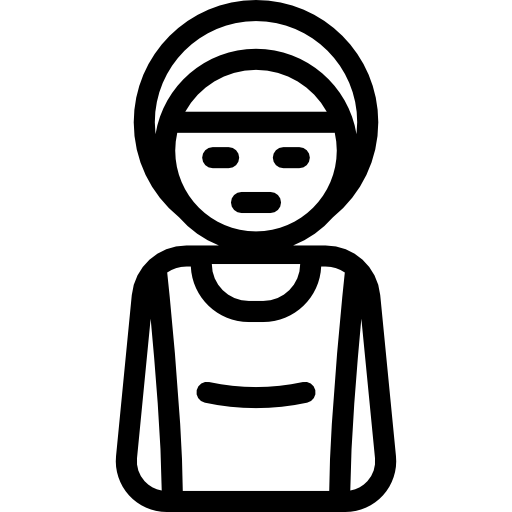 Woman Basic Rounded Lineal icon
