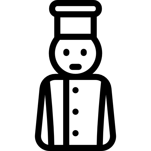 Chef Basic Rounded Lineal icon