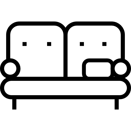 Sofa Detailed Straight Lineal icon