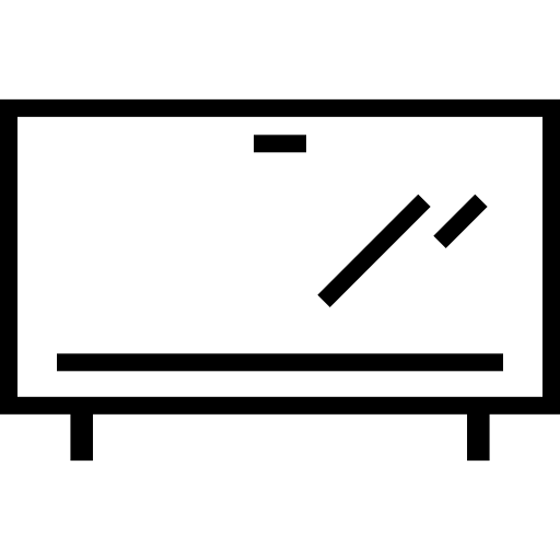 Television Detailed Straight Lineal icon