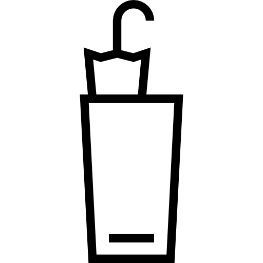 portaombrelli Detailed Straight Lineal icona