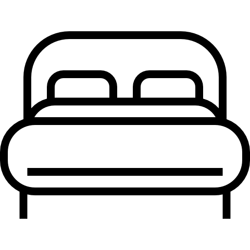 Bed Detailed Straight Lineal icon