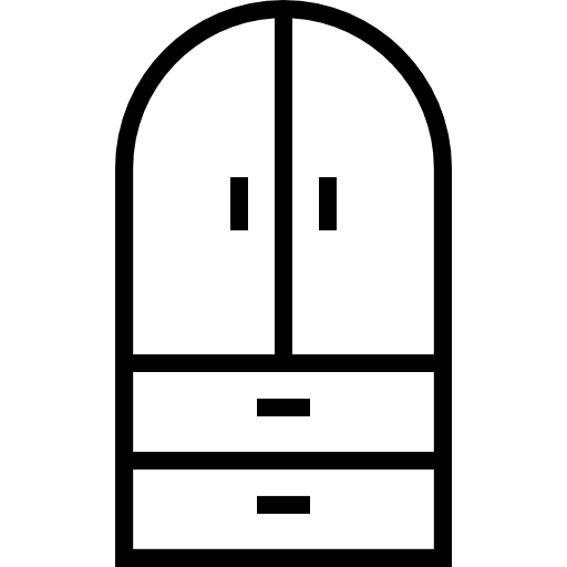 guardaroba Detailed Straight Lineal icona