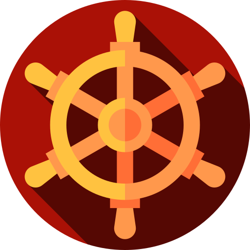 helm Flat Circular Flat icon