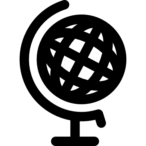 erdkugel Basic Rounded Lineal icon