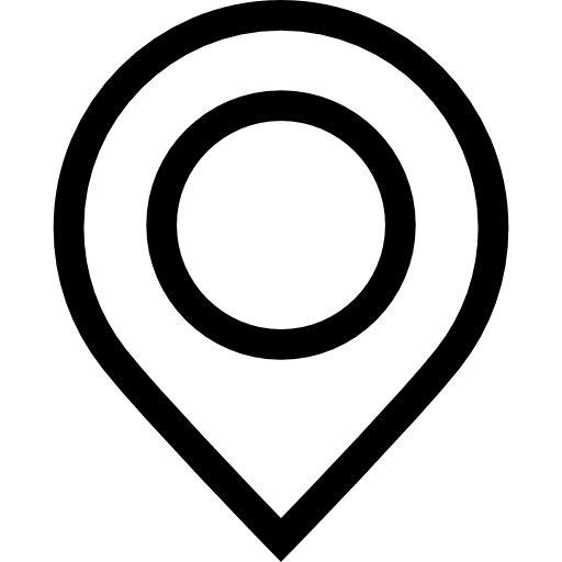 ubicación Basic Straight Lineal icono