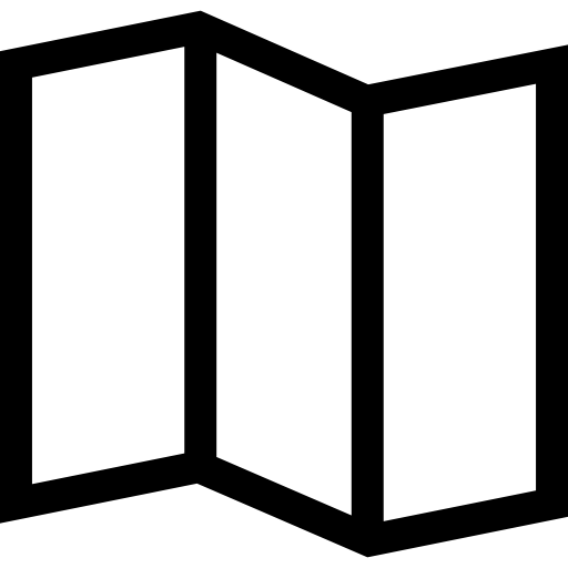 karte Basic Straight Lineal icon