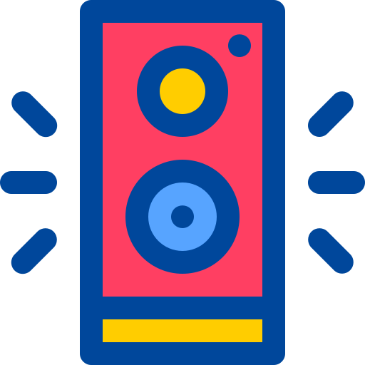 Speaker Berkahicon Lineal Color icon