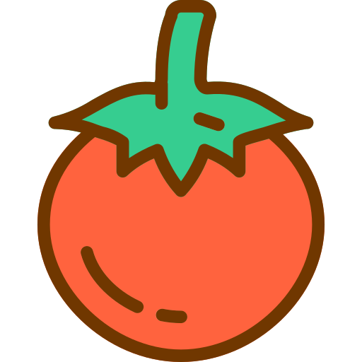 Tomate Berkahicon Lineal Color icono