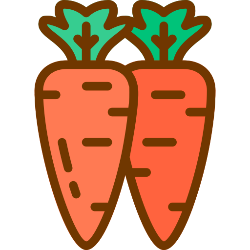 Carrot Berkahicon Lineal Color icon