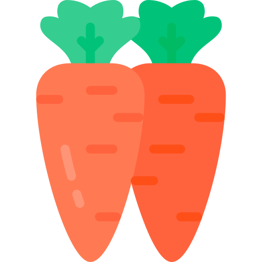 Морковь Berkahicon Flat иконка