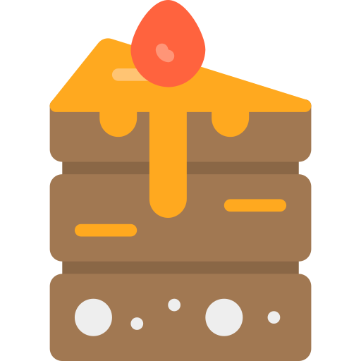 Porción de tarta Berkahicon Flat icono