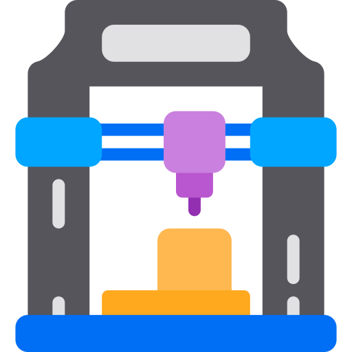 3d-printer Berkahicon Flat icoon