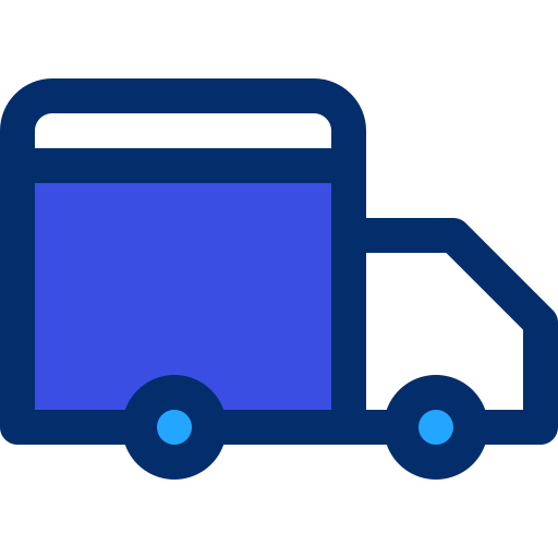 camion de livraison Berkahicon Lineal Color Icône