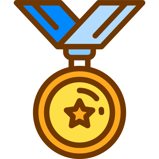 Medal Berkahicon Lineal Color icon